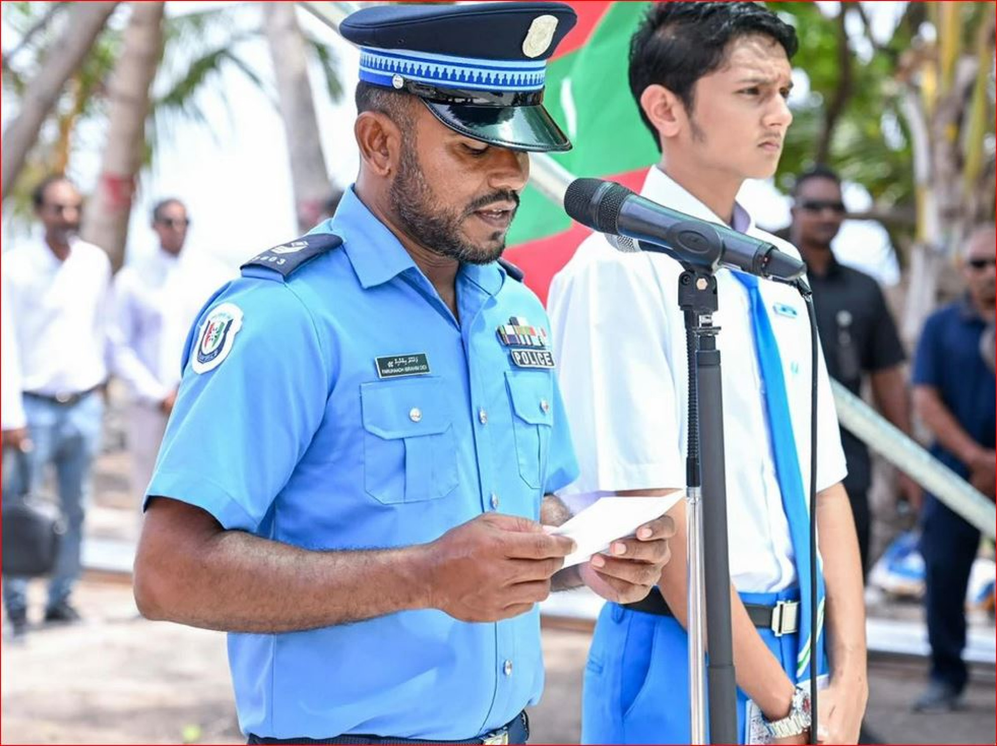 ކުރެންދޫ ފުލުހުންގެ މަރުކަޒުގެ ބިންގާވެސް އަޅައިފި