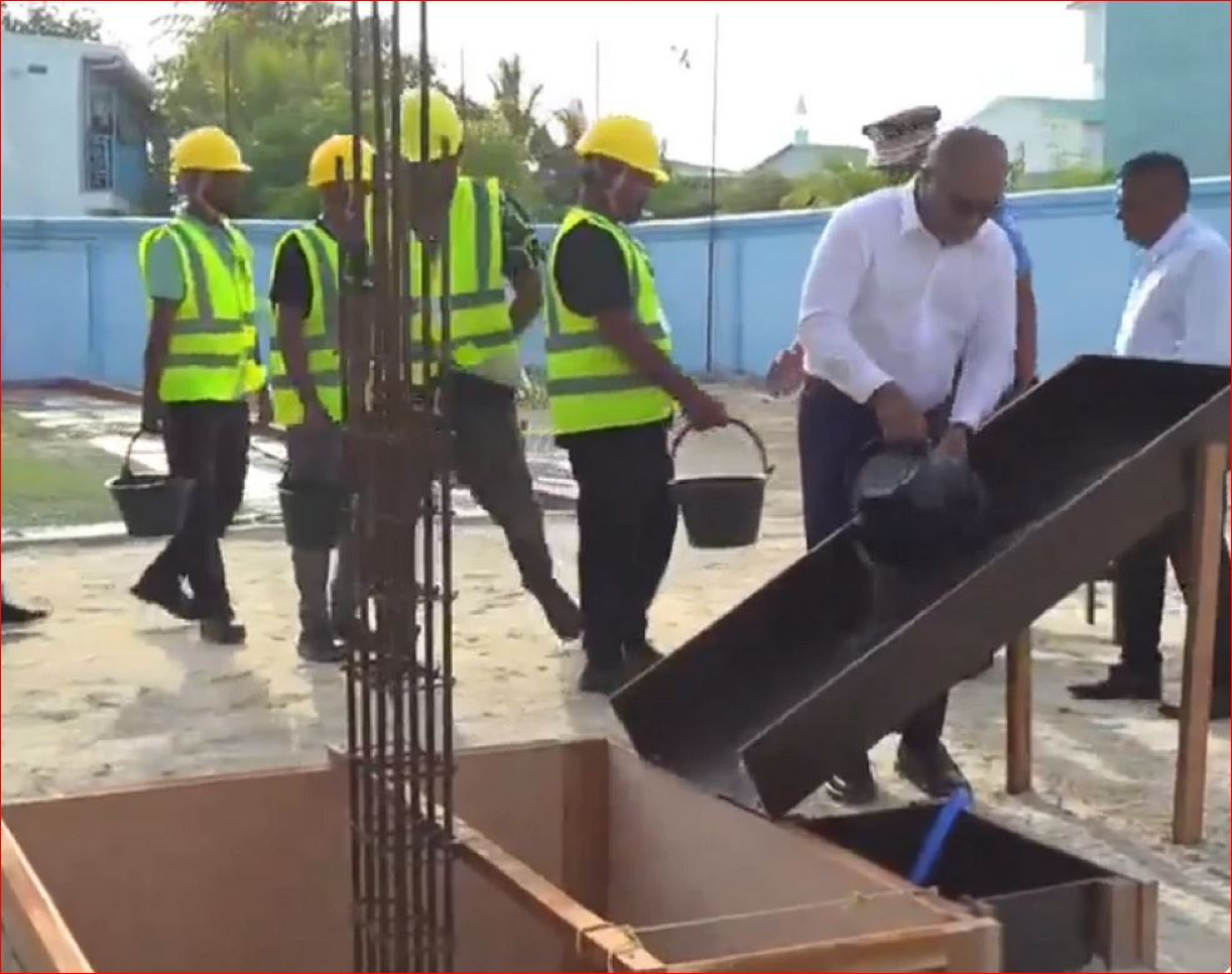 ނައިފަރުގައި އަޅާ ފުލުހުންގެ އެކޮމޮޑޭޝަން ބުލޮކްގެ އަމަލީ މަސައްކަތް ފަށައިފި